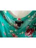 Torrid Floral Teal Wool Dress Size 2 - photo 3