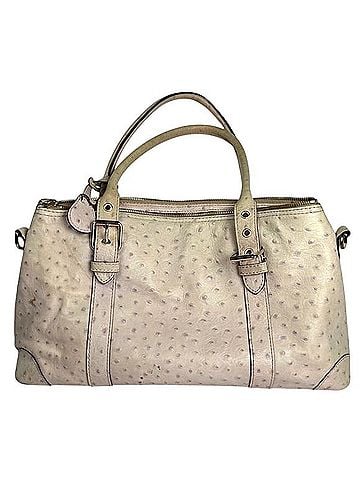 Dooney & Bourke Ostrich Embossed Satchel Leather Satchel (view 1)