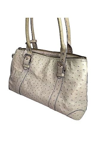 Dooney & Bourke Ostrich Embossed Satchel Leather Satchel (view 2)