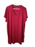 Tommy Hilfiger Floral Red Short Sleeve Top Size 2X - photo 1