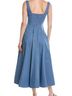Nicholas Blue Denim Midi Dress with Sweetheart Bodice Casual Dress - photo 2