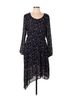 Octavia 100% Polyester Stars Polka Dots Black Octavia Casual Dress Size L - photo 1