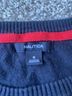 Nautica Stripes Blue White Pullover Sweater Size S - photo 3