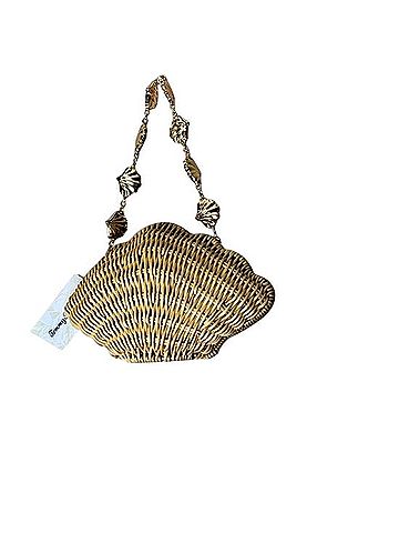 Tommy Bahama Wicker Clam Shell Purse Shoulder Bag (view 2)