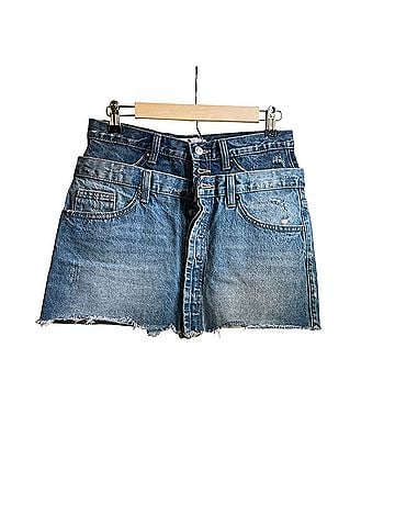 Zara Denim Skirt (view 1)