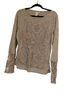 Sundance 63% Polyester 37% Cotton 100% Cotton Gray Long Sleeve Blouse Size L - photo 1