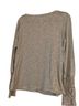 Sundance 63% Polyester 37% Cotton 100% Cotton Gray Long Sleeve Blouse Size L - photo 2