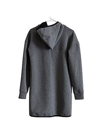 Lorna Jane Active open drape hooded sweater Jacket (view 2)