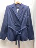 Lane Bryant Stripes Blue Blazer Size 20 - photo 3