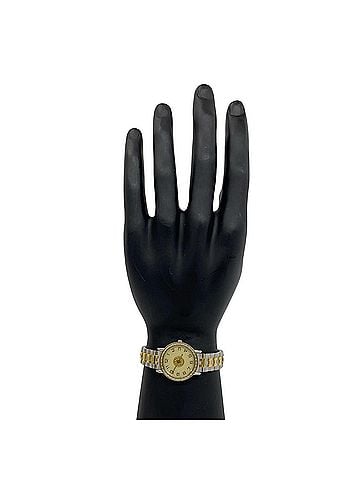 Hermès HERMES Hermes Sellier Stainless Steel GP Quartz Wristwatch Silver Gold 35317 (view 2)