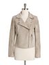 Evereve Tan Faux Leather Jacket Size L - photo 2