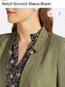 DKNY Notch Scrunch Sleeve Open-Front Blazer Blazer - photo 12