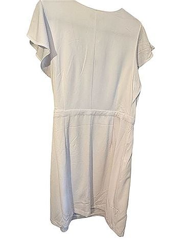 Banana Republic Faux-Wrap Flutter Sleeve Dress Casual Dress (view 2)