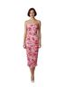 Privy Floral Pink Cocktail Dress Size S - photo 1