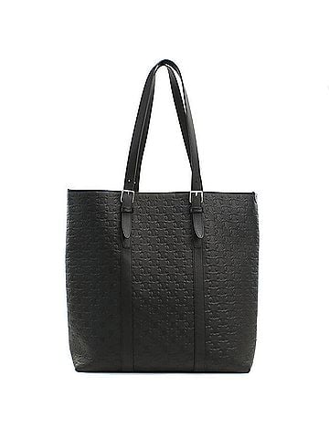 Céline CELINE Celine Tote Bag 113743FQU Cabas Triomphe Embossed Men's Black (view 1)