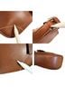 Coach 100% Leather Solid Brown Leather Shoulder Bag One size - photo 7