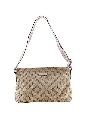 Gucci Gucci GUCCI Shoulder Bag 189749 GG Canvas Brown/Pink A5 Women's (view 1)