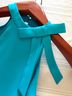 CeCe 100% Polyester 100% Polyester Blue Cocktail Dress Size 0 - photo 5