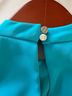 CeCe 100% Polyester 100% Polyester Blue Cocktail Dress Size 0 - photo 4