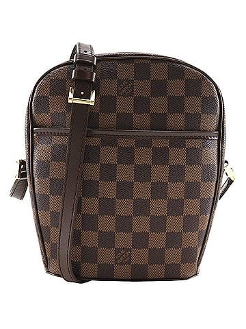 Louis Vuitton Louis Vuitton Ipanema PM Shoulder Bag N51294 Damier Canvas 2008 Brown VI0088 Double Women's (view 1)