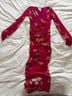 FUZZI Floral Pink Cocktail Dress Size XL - photo 4