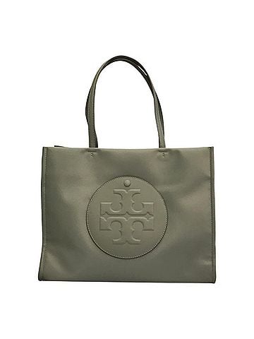 Tory Burch TORY BURCH Ella Small Tote Bag for Women, Green-Gray, 164757 T1 (view 1)