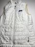 Patagonia 100% Recycled Polyester 100% Polyester Solid White Vest Size S - photo 8