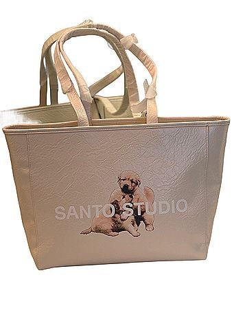 Palo Santo Studios Thugs Need Hugs Cream color bag Shoulder Bag (view 1)