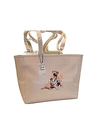 Palo Santo Studios Thugs Need Hugs Cream color bag Shoulder Bag (view 2)
