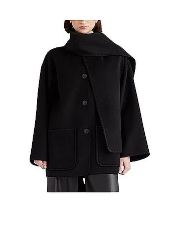 Quince Wool Scarf Coat (view 1)