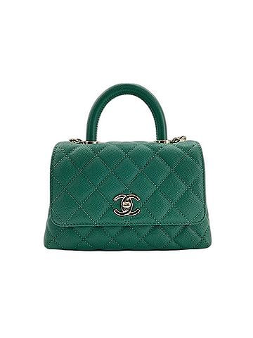 Chanel Chanel Coco Handle Shoulder Bag, Green (view 1)