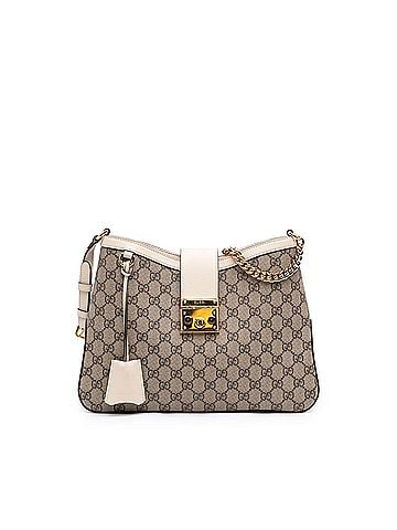 Gucci Medium GG Supreme Padlock Shoulder Bag (view 1)