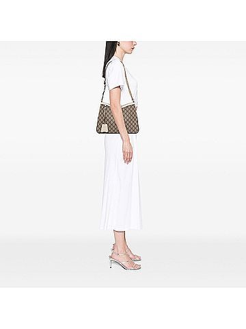 Gucci Medium GG Supreme Padlock Shoulder Bag (view 2)