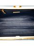 Prada 100% Leather Blue Bicolor Saffiano Vernice Pyramid Frame Handbag One size - photo 5