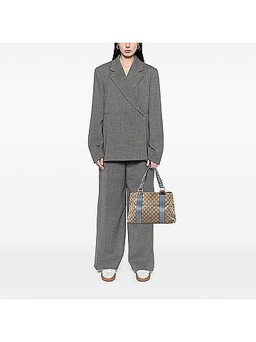 Gucci Medium GG Canvas Bamboo Libeccio Tote (view 2)
