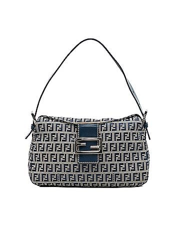 Fendi Zucchino Double Flap Slhoulder Bag (view 1)