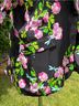 Cynthia Rowley 100% Silk 100% Polyester Floral Black Pink Green Blazer Size S - photo 10