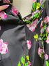 Cynthia Rowley 100% Silk 100% Polyester Floral Black Pink Green Blazer Size S - photo 11