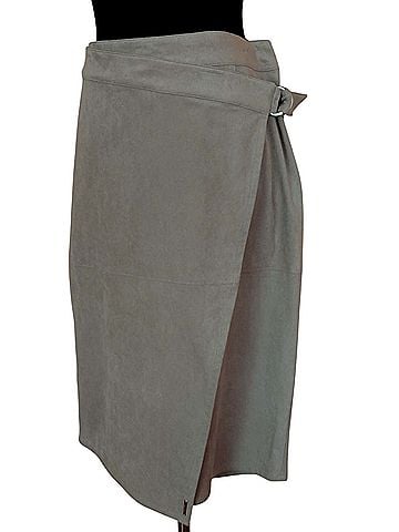 Chico's Chicos Faux Leather Skirt (view 1)