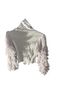 JJ Basics 100% Mesh Silver Short Sleeve Blouse Size S - photo 2