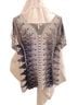 Ultra Pink Blue White Short Sleeve Blouse Size L - photo 1