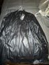 Shaq Black Leather Jacket Size 3X - photo 3