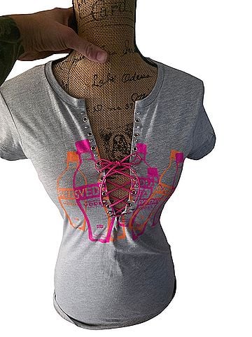 Next Level Apparel Kustom CuttiN Short Sleeve Blouse (view 1)