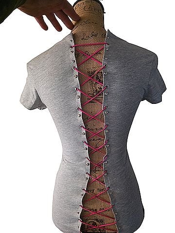 Next Level Apparel Kustom CuttiN Short Sleeve Blouse (view 2)