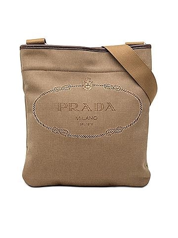 Prada Canvas Canapa Logo Crossbody (view 1)