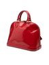Louis Vuitton 100% Leather Red Monogram Vernis Alma PM One size - photo 3