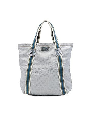 Gucci GG Canvas Web Tote (view 1)