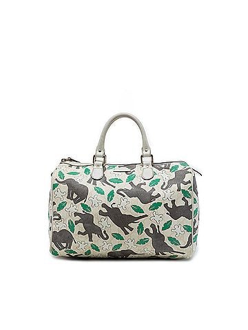 Gucci Limited Edition Medium GG Supreme Snowman In Africa Joy Boston Bag (view 1)
