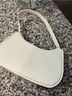 My Brand White Leather Shoulder Bag One size - photo 4