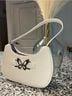 My Brand White Leather Shoulder Bag One size - photo 6